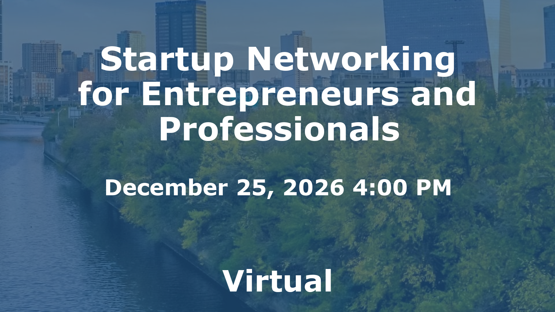 Startup Networking for Entrepreneurs and Professionals event image